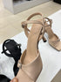 Square Toe Ankle Straps Heels